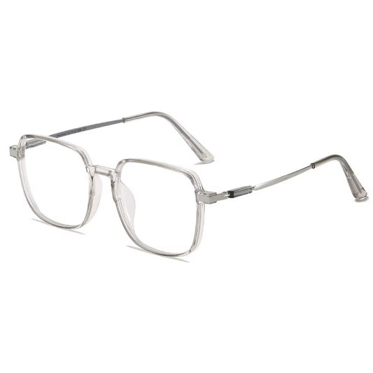 5PCS anti Radiation Large Frame Glasses Shades for Woman Man Transition Eyeglasses Korean Replaceable Lens Women